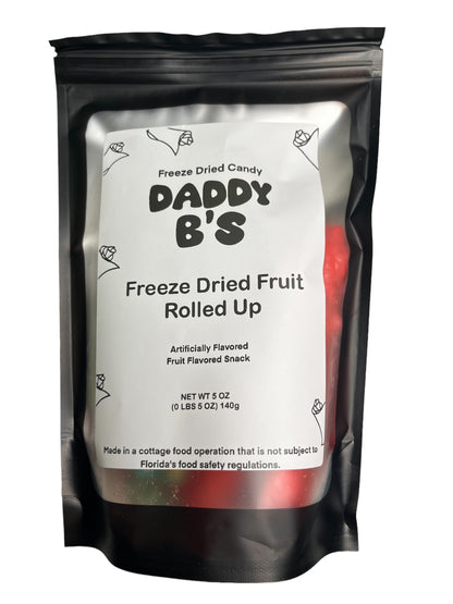 Daddy B’s Freeze Dried Fruit Rolled Up