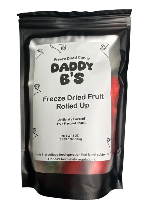 Daddy B’s Freeze Dried Fruit Rolled Up